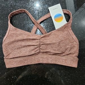 Vuori brand new xs hazelnut heather sports bra